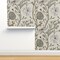 Muted Floral Wildflowers Historical Neutral Botanical Earth Tones Elegant Garden Custom Pre-pasted Wallpaper by Spoonflower Pre-Pasted Wallpaper 2FT Wide
